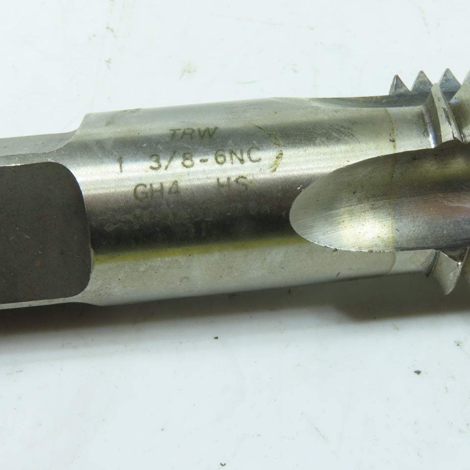 TRW 1-3/8"-6 NC GH4 Straight Flute Taper Tap Unused USA Made