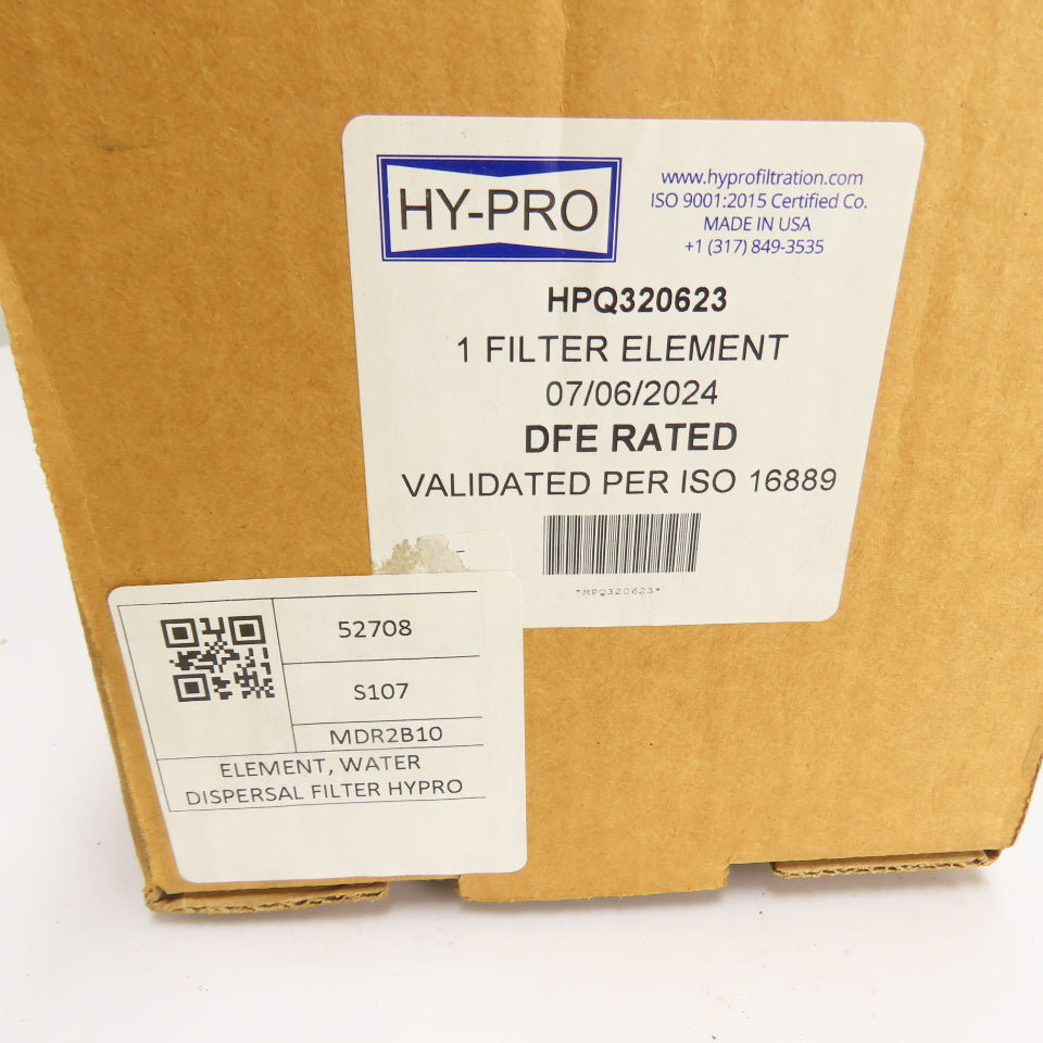 Hy-Pro HPQ320623 Water Dispersal Filter Element DFE Rated