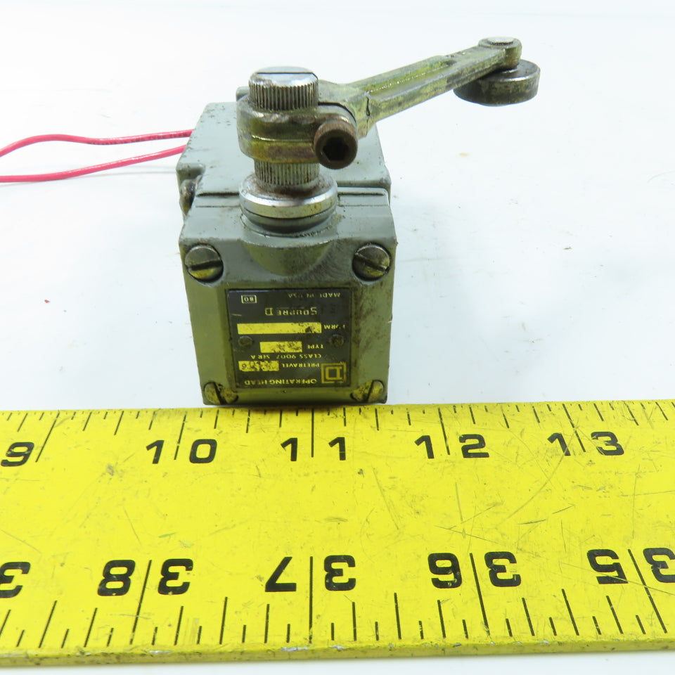 Square D 9007C62B2 600VAC Lever Action Limit Switch