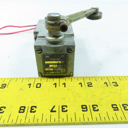 Square D 9007C62B2 600VAC Lever Action Limit Switch