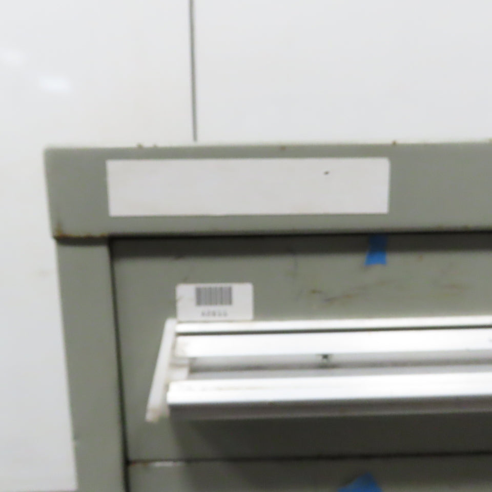 Stanley Vidmar 7 Drawer Small Parts Tools Storage Shop Cabinet 22.5" x 28" x 59"