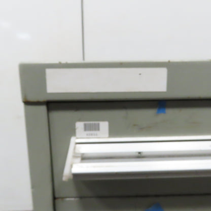 Stanley Vidmar 7 Drawer Small Parts Tools Storage Shop Cabinet 22.5" x 28" x 59"
