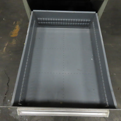 Stanley Vidmar 7 Drawer Small Parts Tools Storage Shop Cabinet 22.5" x 28" x 59"