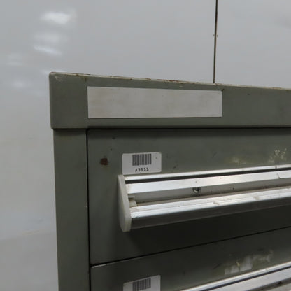 Stanley Vidmar 7 Drawer Small Parts Tools Storage Shop Cabinet 22.5" x 28" x 59"