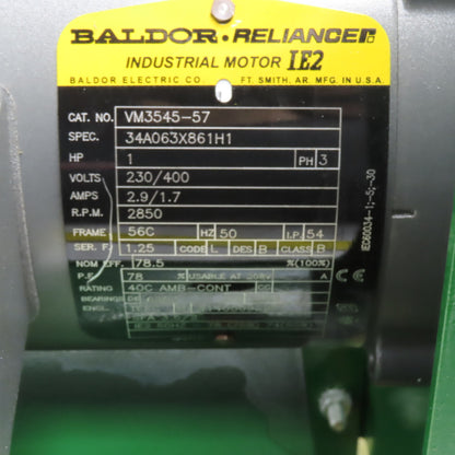 Howden 142513-001-1 AF-12 12" Centrifugal Blower 1HP 2850RPM 230/400V 3Ph 50Hz