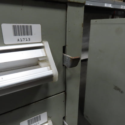 Stanley Vidmar 7 Drawer Small Parts Tools Storage Shop Cabinet 22.5" x 28" x 59"