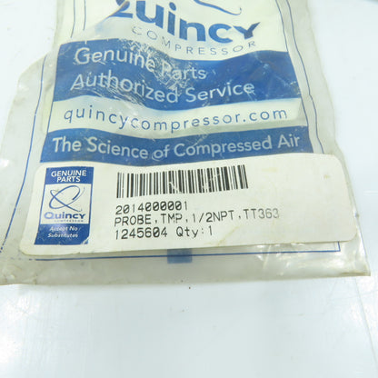 Quincy Compressor TT363AN20P8S-1 1245604 OEM Temperature Probe 1/2NPT TT363