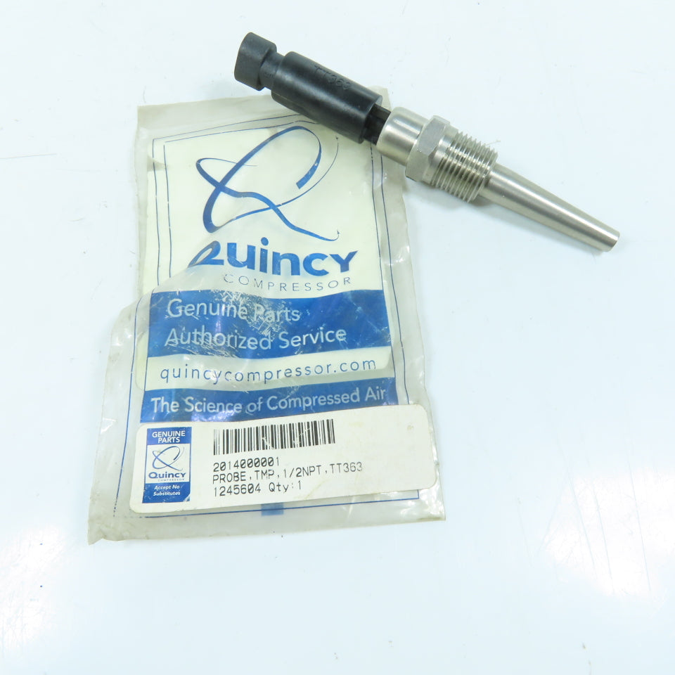 Quincy Compressor TT363AN20P8S-1 1245604 OEM Temperature Probe 1/2NPT TT363