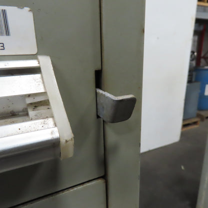 Stanley Vidmar 8 Drawer Small Parts Tools Storage Shop Cabinet 22.5" x 28" x 59"