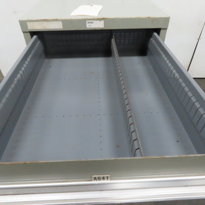 Stanley Vidmar 8 Drawer Small Parts Tools Storage Shop Cabinet 22.5" x 28" x 59"
