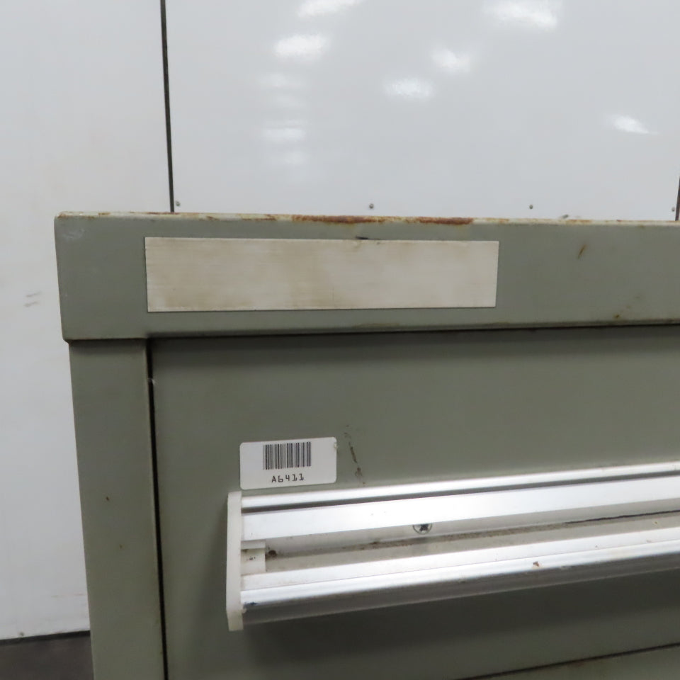 Stanley Vidmar 8 Drawer Small Parts Tools Storage Shop Cabinet 22.5" x 28" x 59"