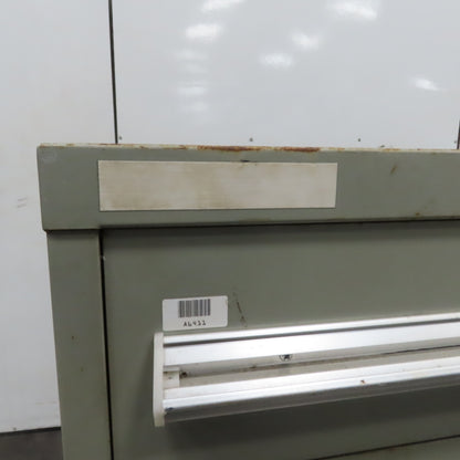 Stanley Vidmar 8 Drawer Small Parts Tools Storage Shop Cabinet 22.5" x 28" x 59"