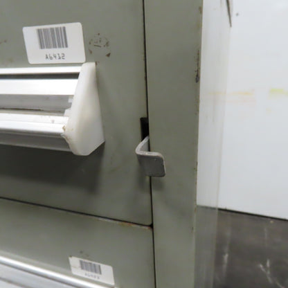Stanley Vidmar 8 Drawer Small Parts Tools Storage Shop Cabinet 22.5" x 28" x 59"