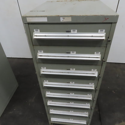 8 Drawer Small Parts Tools Storage Shop Cabinet 22.5" x 28" x 59"