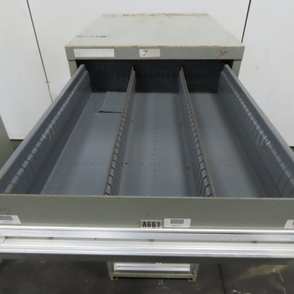 8 Drawer Small Parts Tools Storage Shop Cabinet 22.5" x 28" x 59"