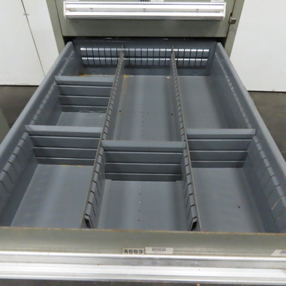 8 Drawer Small Parts Tools Storage Shop Cabinet 22.5" x 28" x 59"