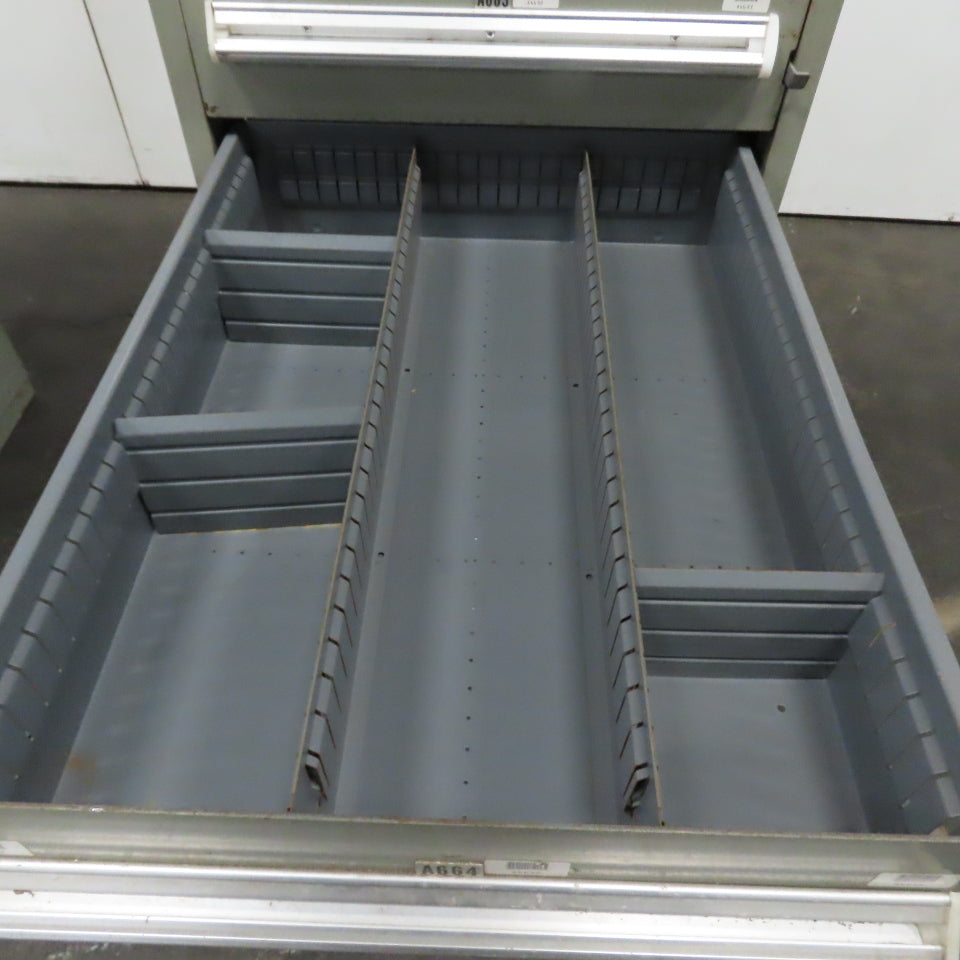 8 Drawer Small Parts Tools Storage Shop Cabinet 22.5" x 28" x 59"
