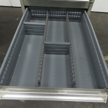 8 Drawer Small Parts Tools Storage Shop Cabinet 22.5" x 28" x 59"