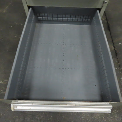 8 Drawer Small Parts Tools Storage Shop Cabinet 22.5" x 28" x 59"