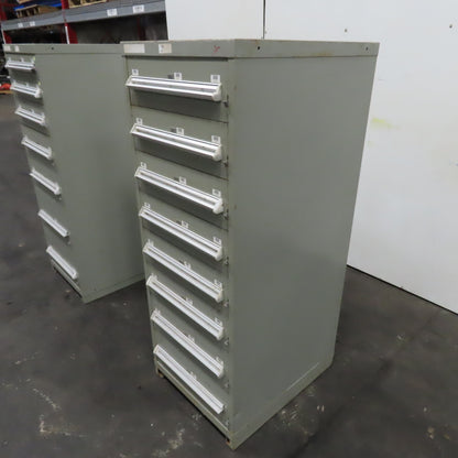 8 Drawer Small Parts Tools Storage Shop Cabinet 22.5" x 28" x 59"