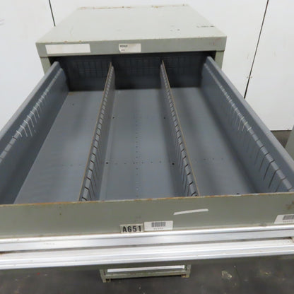 8 Drawer Small Parts Tools Storage Shop Cabinet 22.5" x 28" x 59"