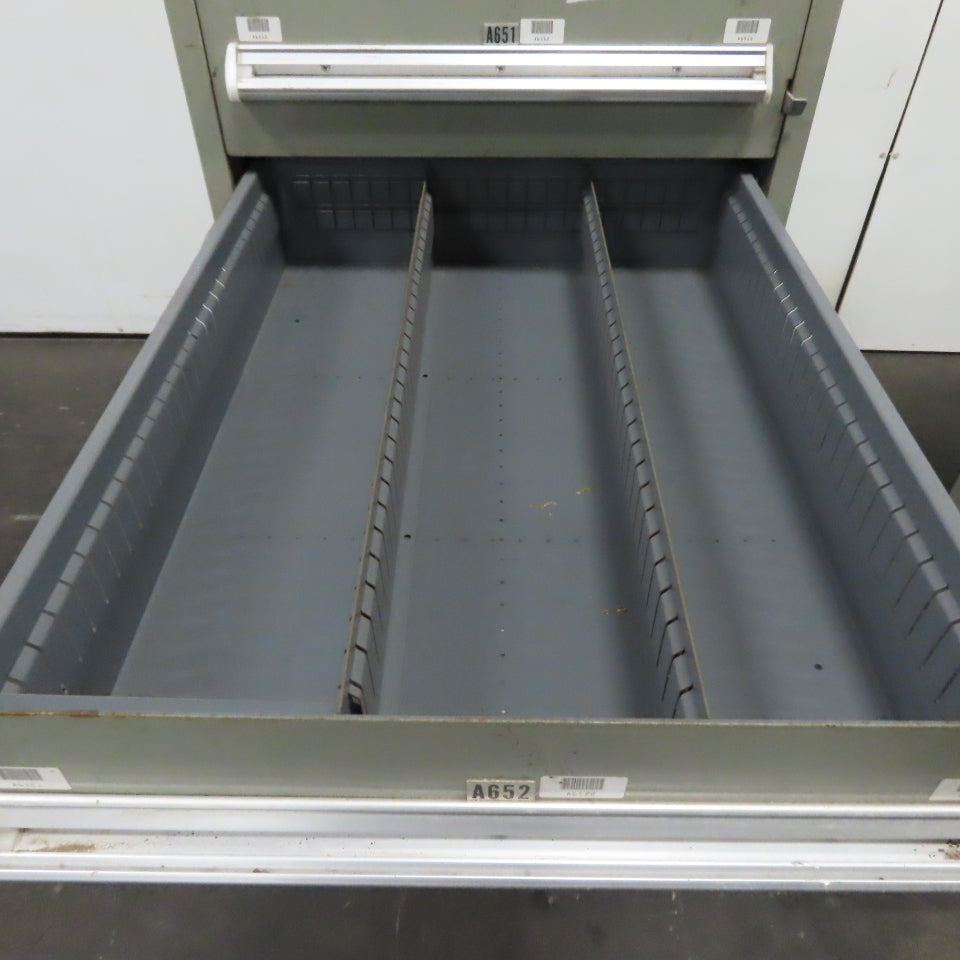 8 Drawer Small Parts Tools Storage Shop Cabinet 22.5" x 28" x 59"