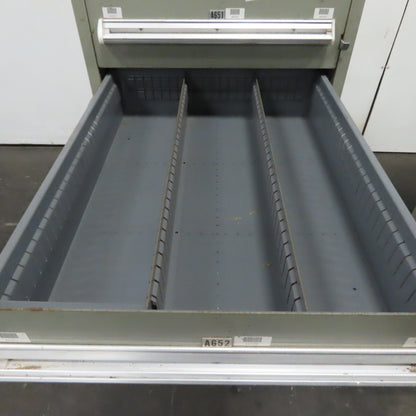 8 Drawer Small Parts Tools Storage Shop Cabinet 22.5" x 28" x 59"