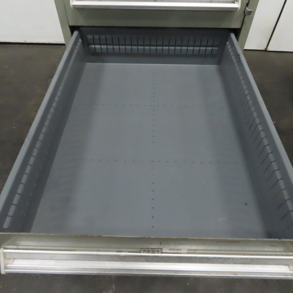 8 Drawer Small Parts Tools Storage Shop Cabinet 22.5" x 28" x 59"