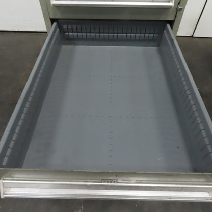 8 Drawer Small Parts Tools Storage Shop Cabinet 22.5" x 28" x 59"