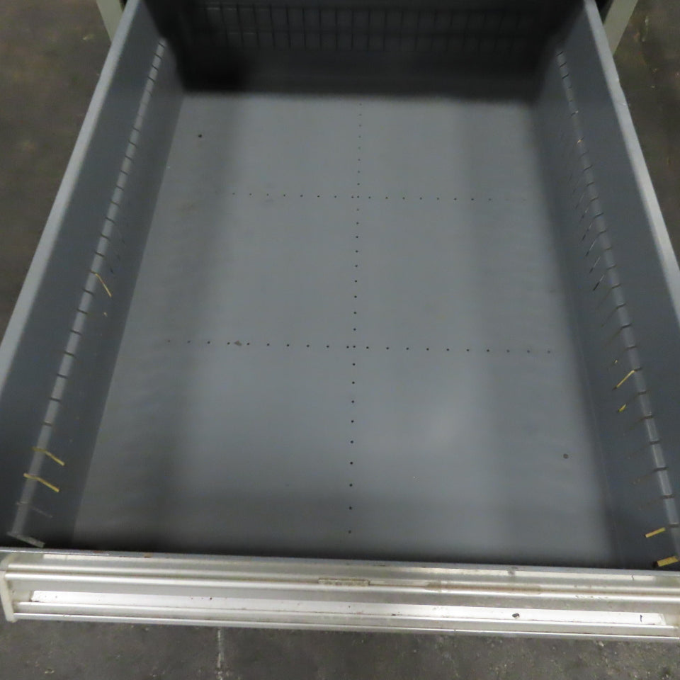 8 Drawer Small Parts Tools Storage Shop Cabinet 22.5" x 28" x 59"