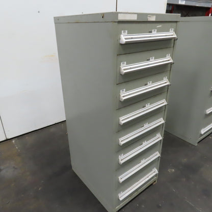 8 Drawer Small Parts Tools Storage Shop Cabinet 22.5" x 28" x 59"
