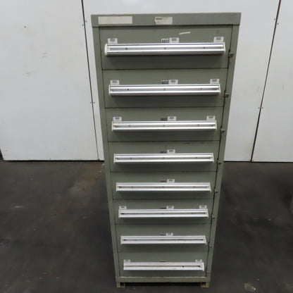 8 Drawer Small Parts Tools Storage Shop Cabinet 22.5" x 28" x 59"
