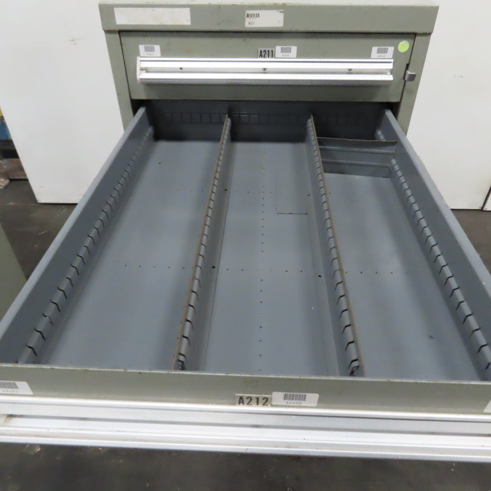 7 Drawer Small Parts Tools Storage Shop Cabinet 22.5" x 28" x 59"