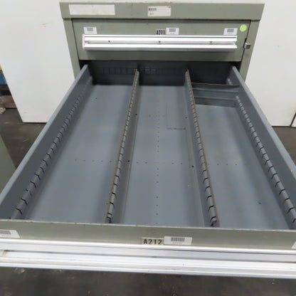 7 Drawer Small Parts Tools Storage Shop Cabinet 22.5" x 28" x 59"