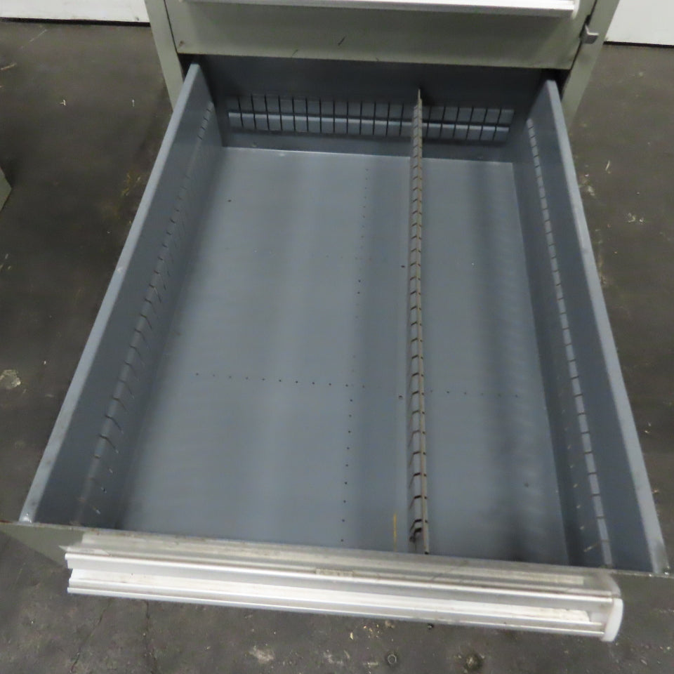 7 Drawer Small Parts Tools Storage Shop Cabinet 22.5" x 28" x 59"