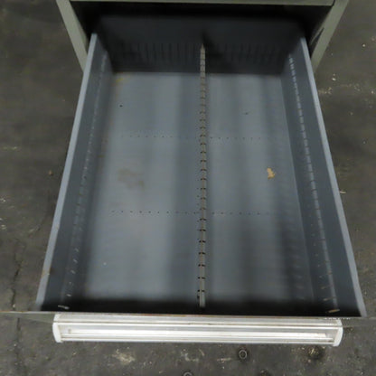 7 Drawer Small Parts Tools Storage Shop Cabinet 22.5" x 28" x 59"