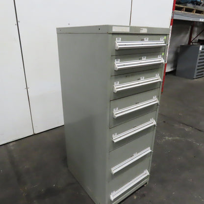 7 Drawer Small Parts Tools Storage Shop Cabinet 22.5" x 28" x 59"