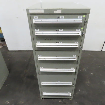 7 Drawer Small Parts Tools Storage Shop Cabinet 22.5" x 28" x 59"