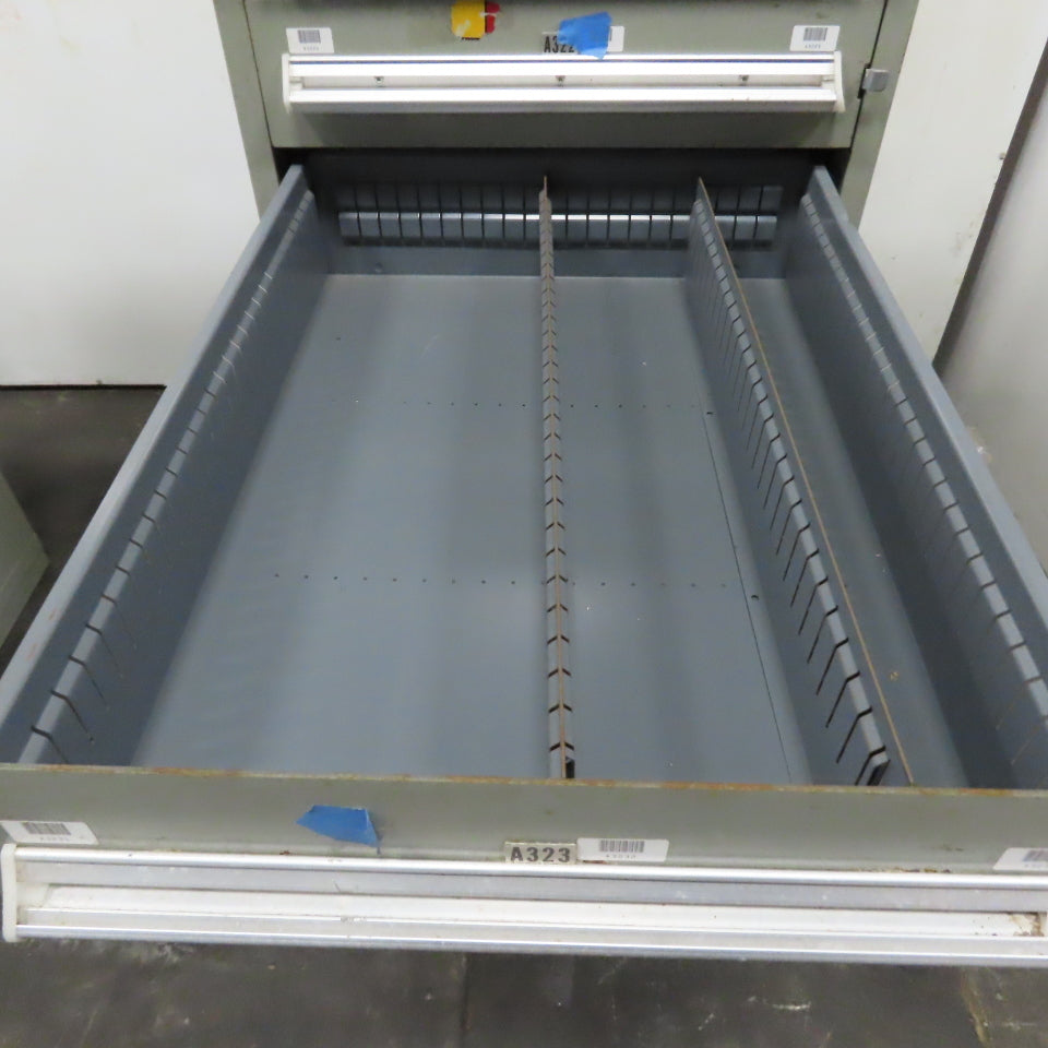 7 Drawer Small Parts Tools Storage Shop Cabinet 22.5" x 28" x 59"