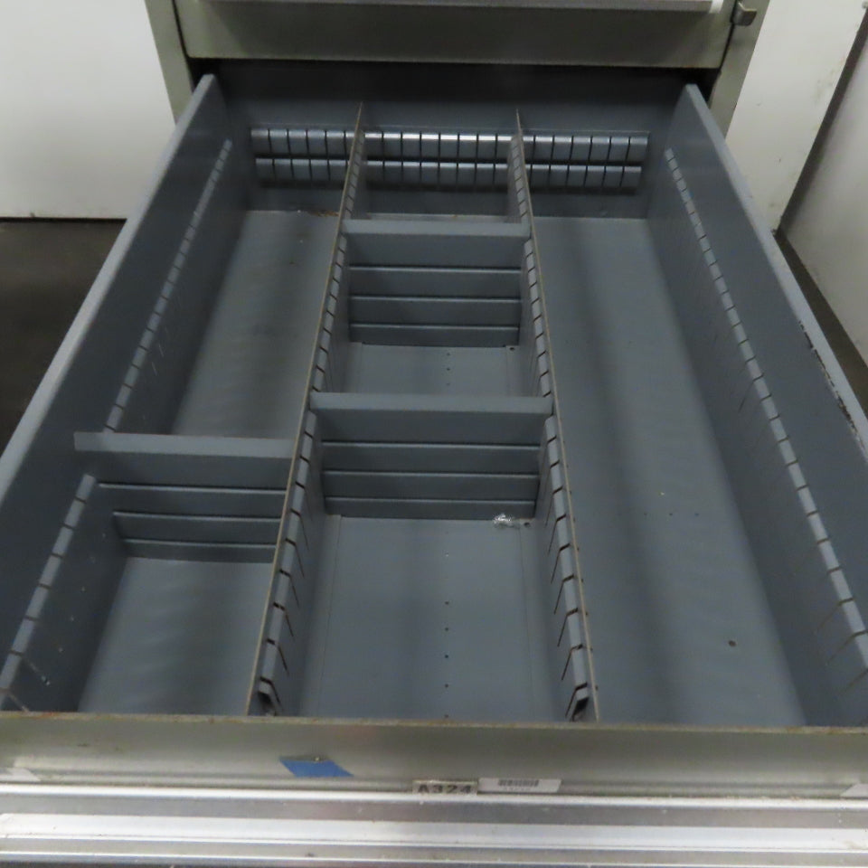 7 Drawer Small Parts Tools Storage Shop Cabinet 22.5" x 28" x 59"