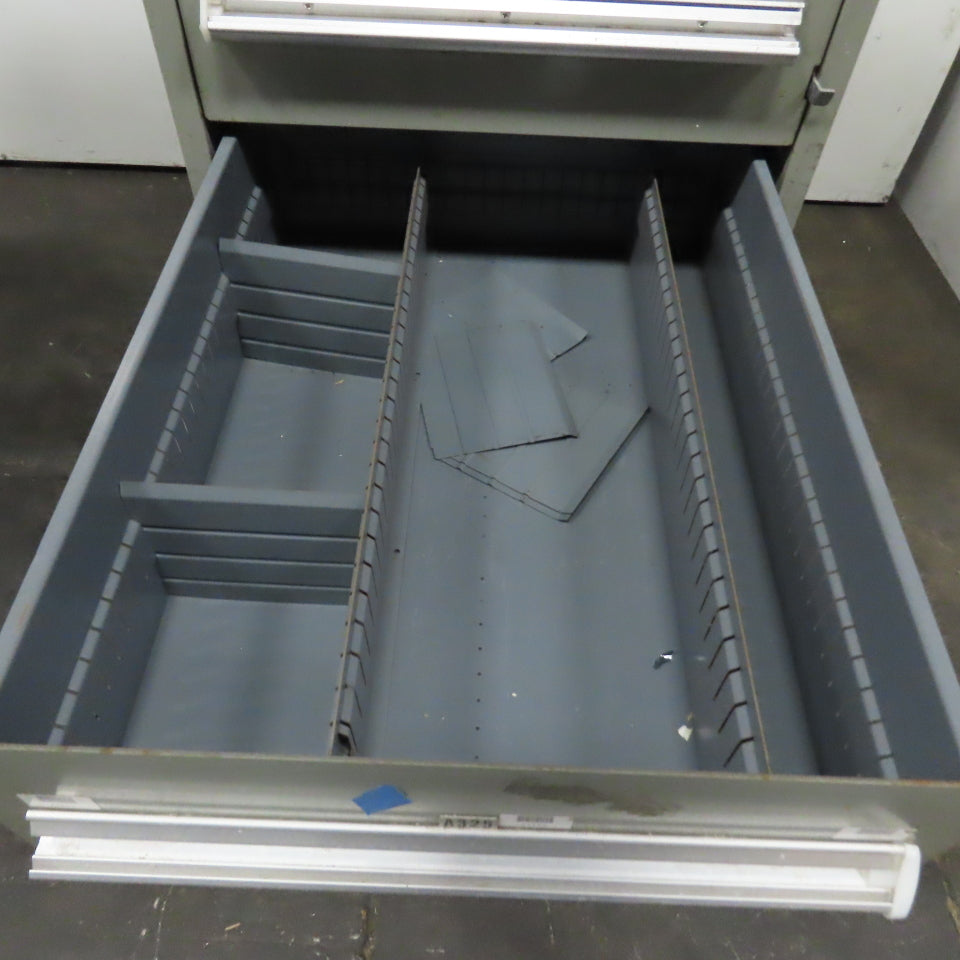 7 Drawer Small Parts Tools Storage Shop Cabinet 22.5" x 28" x 59"
