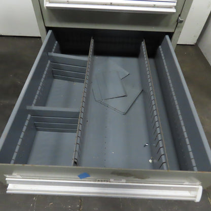 7 Drawer Small Parts Tools Storage Shop Cabinet 22.5" x 28" x 59"
