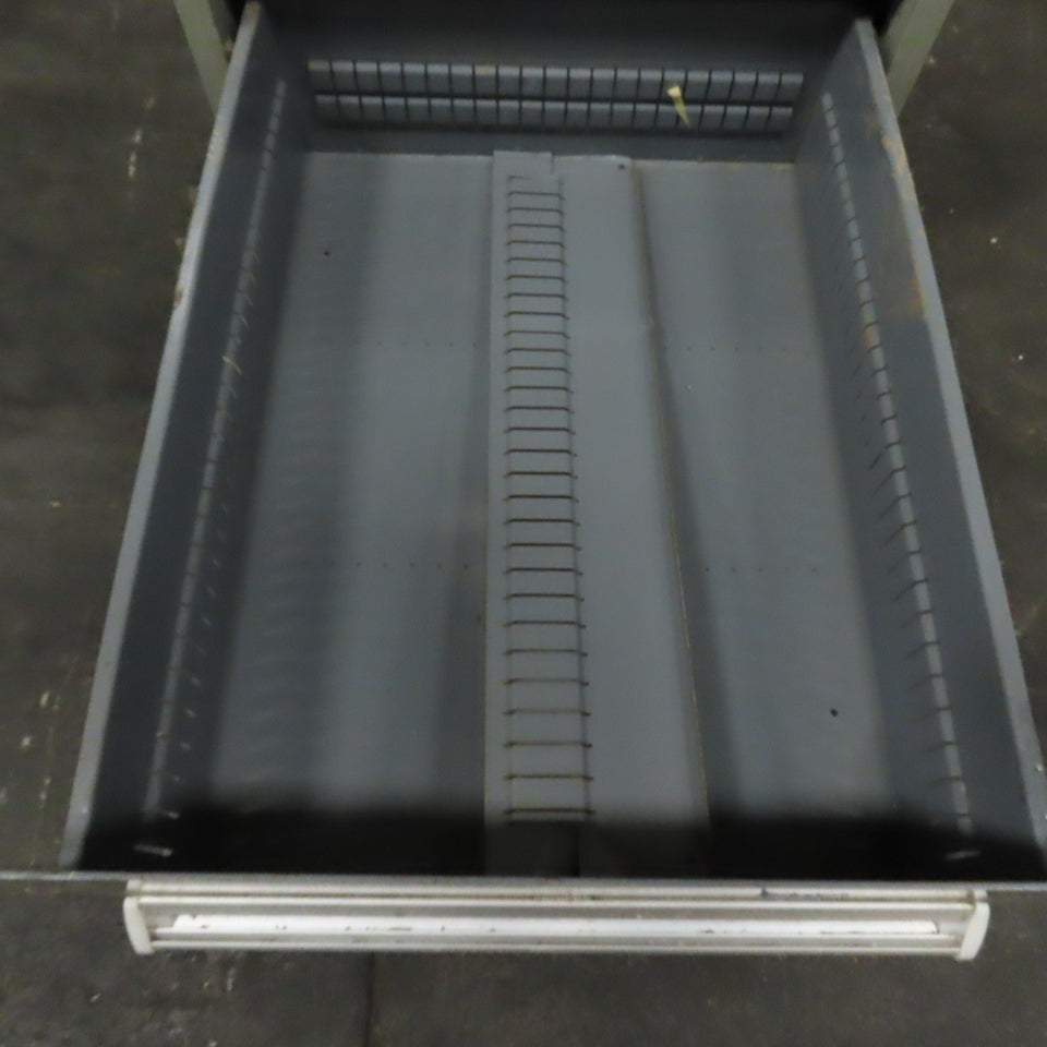 7 Drawer Small Parts Tools Storage Shop Cabinet 22.5" x 28" x 59"