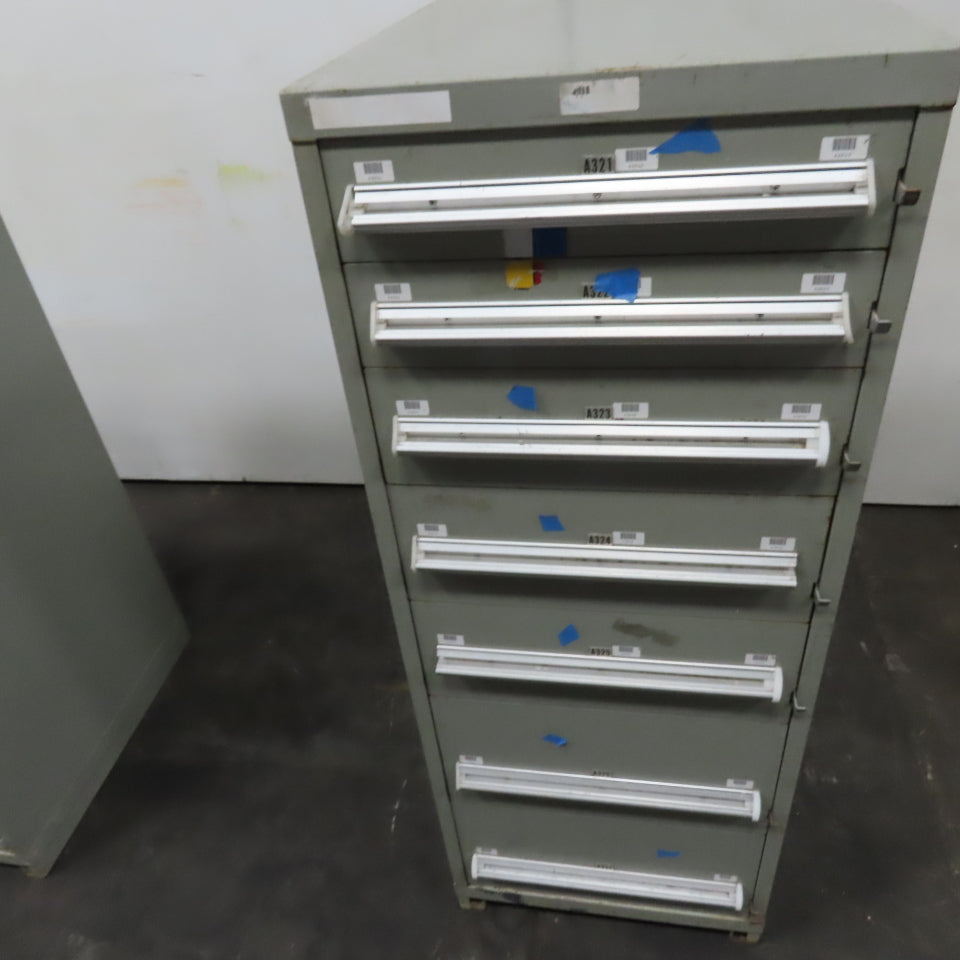 7 Drawer Small Parts Tools Storage Shop Cabinet 22.5" x 28" x 59"