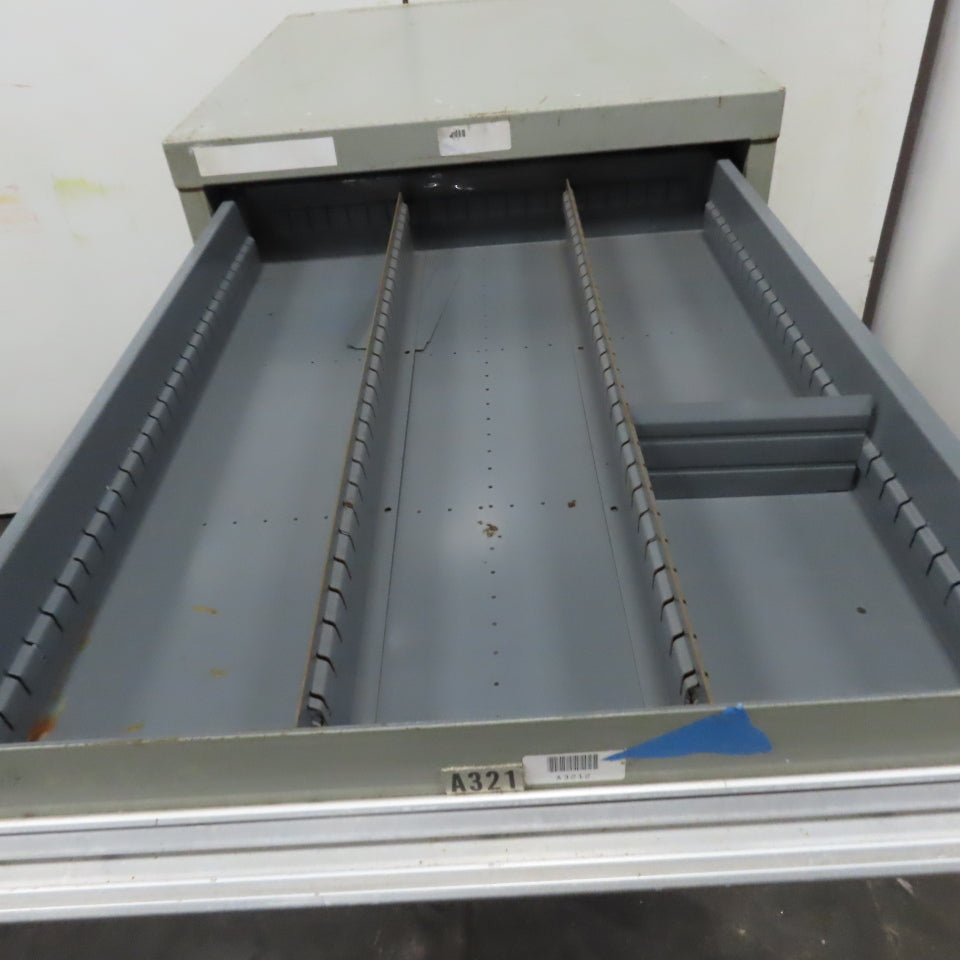 7 Drawer Small Parts Tools Storage Shop Cabinet 22.5" x 28" x 59"