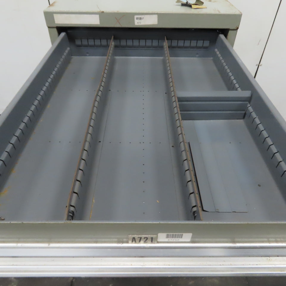 8 Drawer Small Parts Tools Storage Shop Cabinet 22.5" x 28" x 59"
