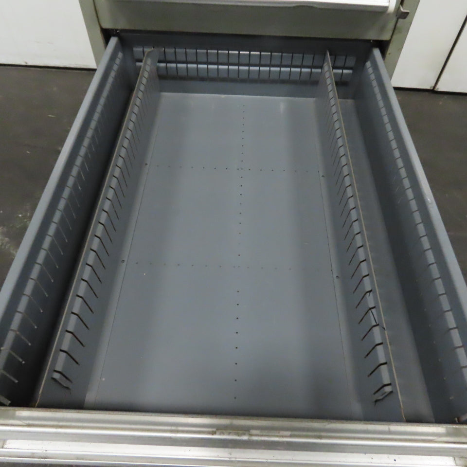 8 Drawer Small Parts Tools Storage Shop Cabinet 22.5" x 28" x 59"