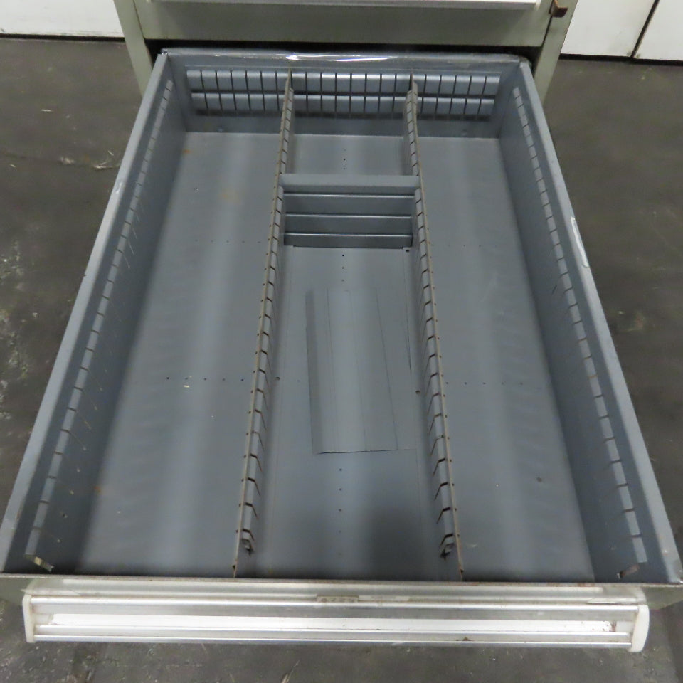 8 Drawer Small Parts Tools Storage Shop Cabinet 22.5" x 28" x 59"