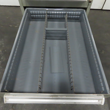 8 Drawer Small Parts Tools Storage Shop Cabinet 22.5" x 28" x 59"