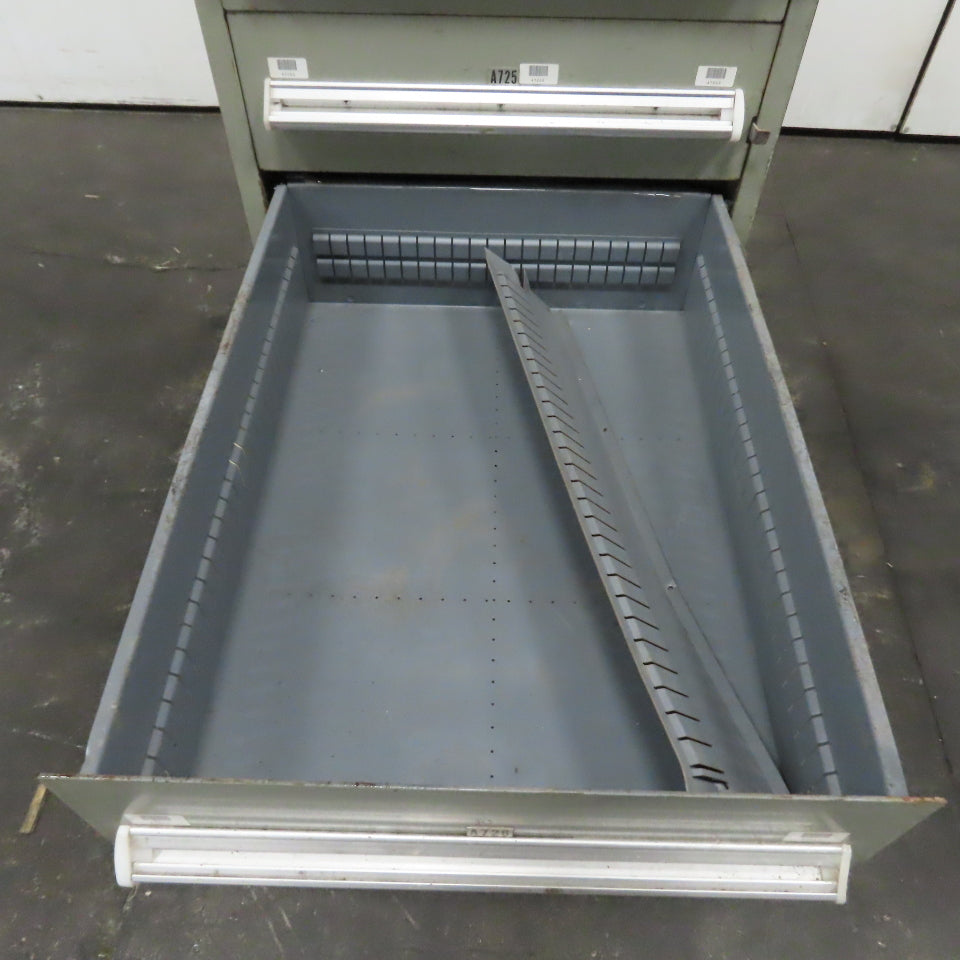 8 Drawer Small Parts Tools Storage Shop Cabinet 22.5" x 28" x 59"